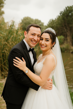 Elegant wedding venue entrance
